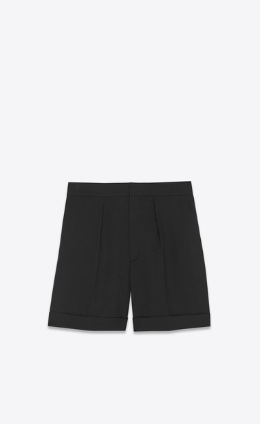 Bermudas in Saint Laurent gabardine